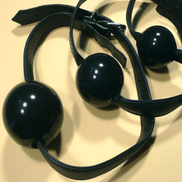Silicone Ball Gag, black