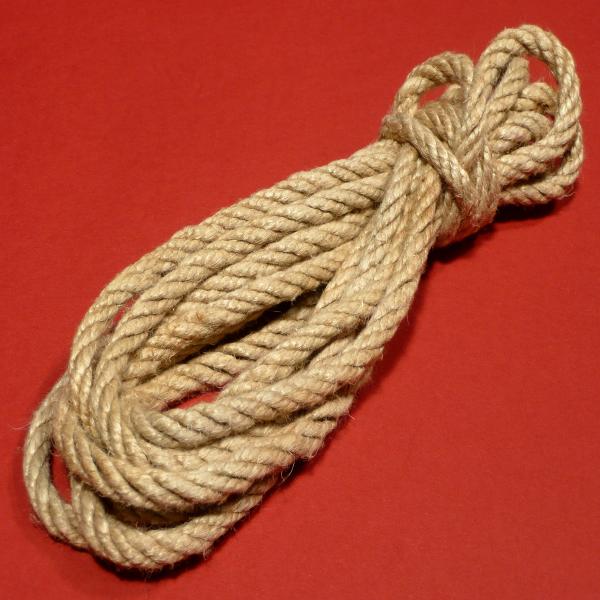 Hemp Rope, Natural-Coloured, Length: 3 Metres
